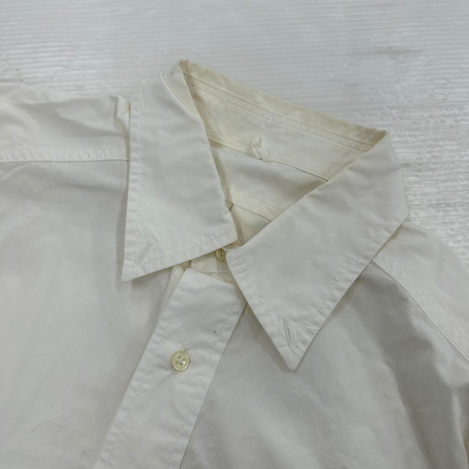 長袖シャツ プルオーバーシャツ WHT S S