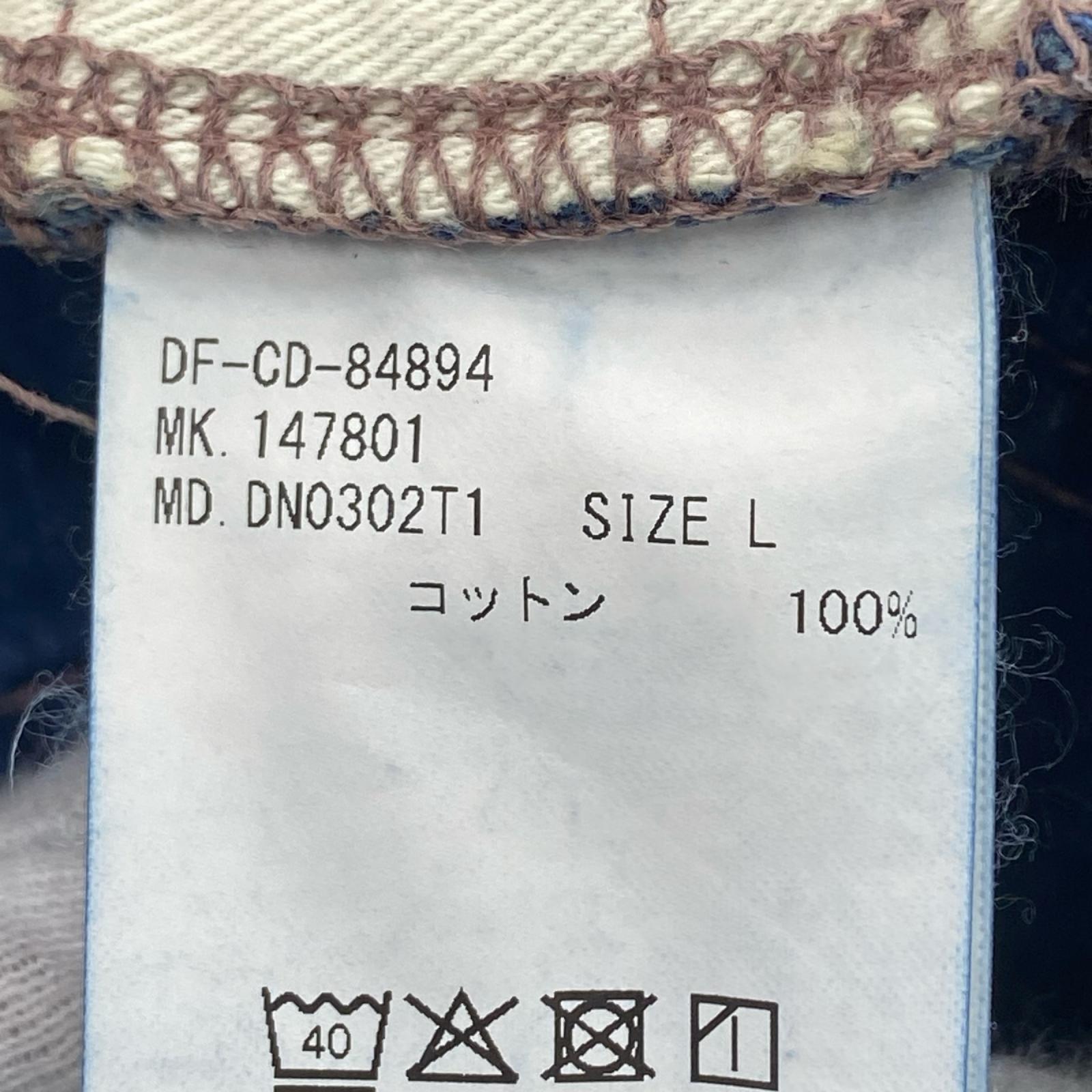 デニムパンツ N NEPHEWS EWANS ユーズド加工 ダブルニー L DN0302T1 L ブルー