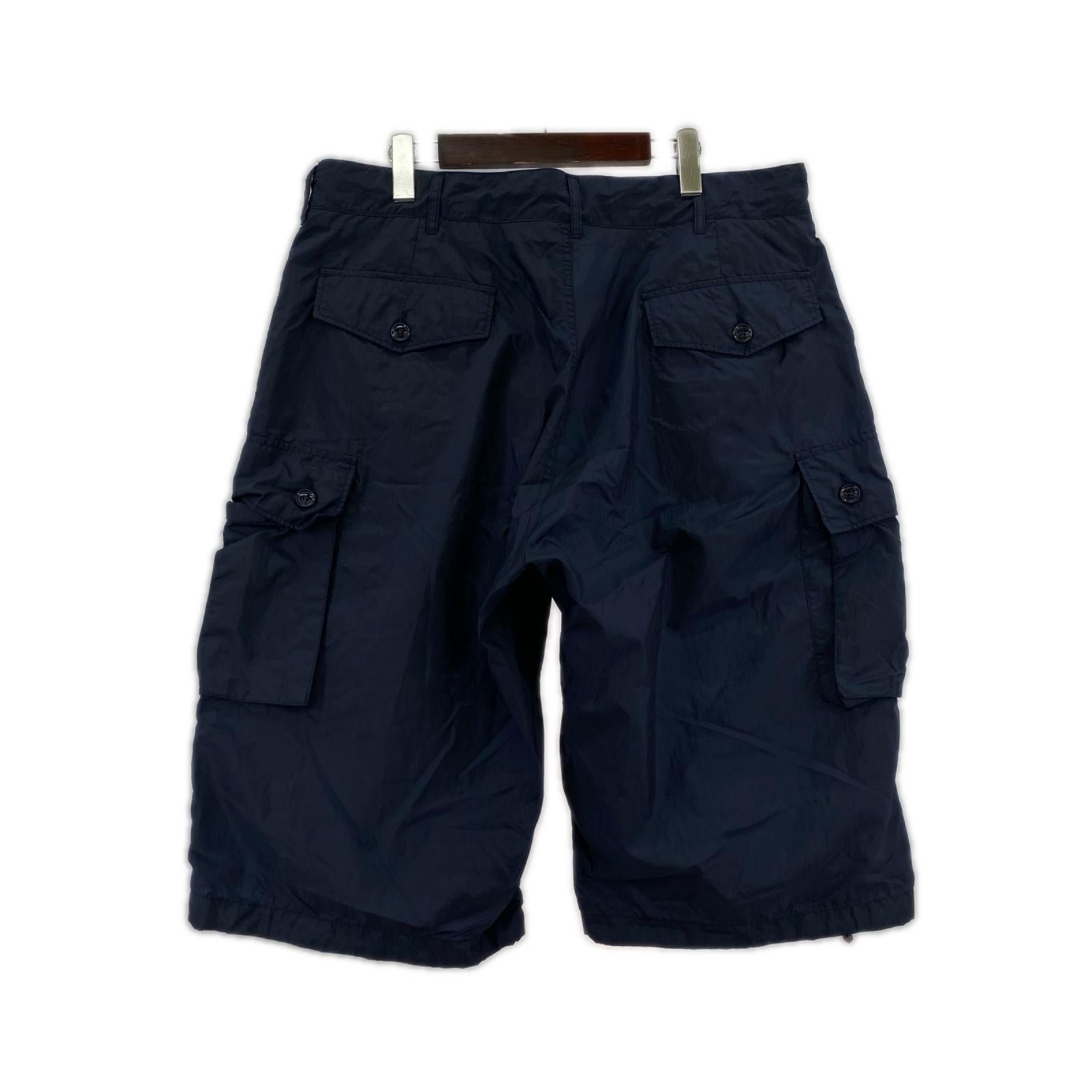 ショートパンツ ナイロン カーゴ ショートパンツ XL 紺 ネイビー