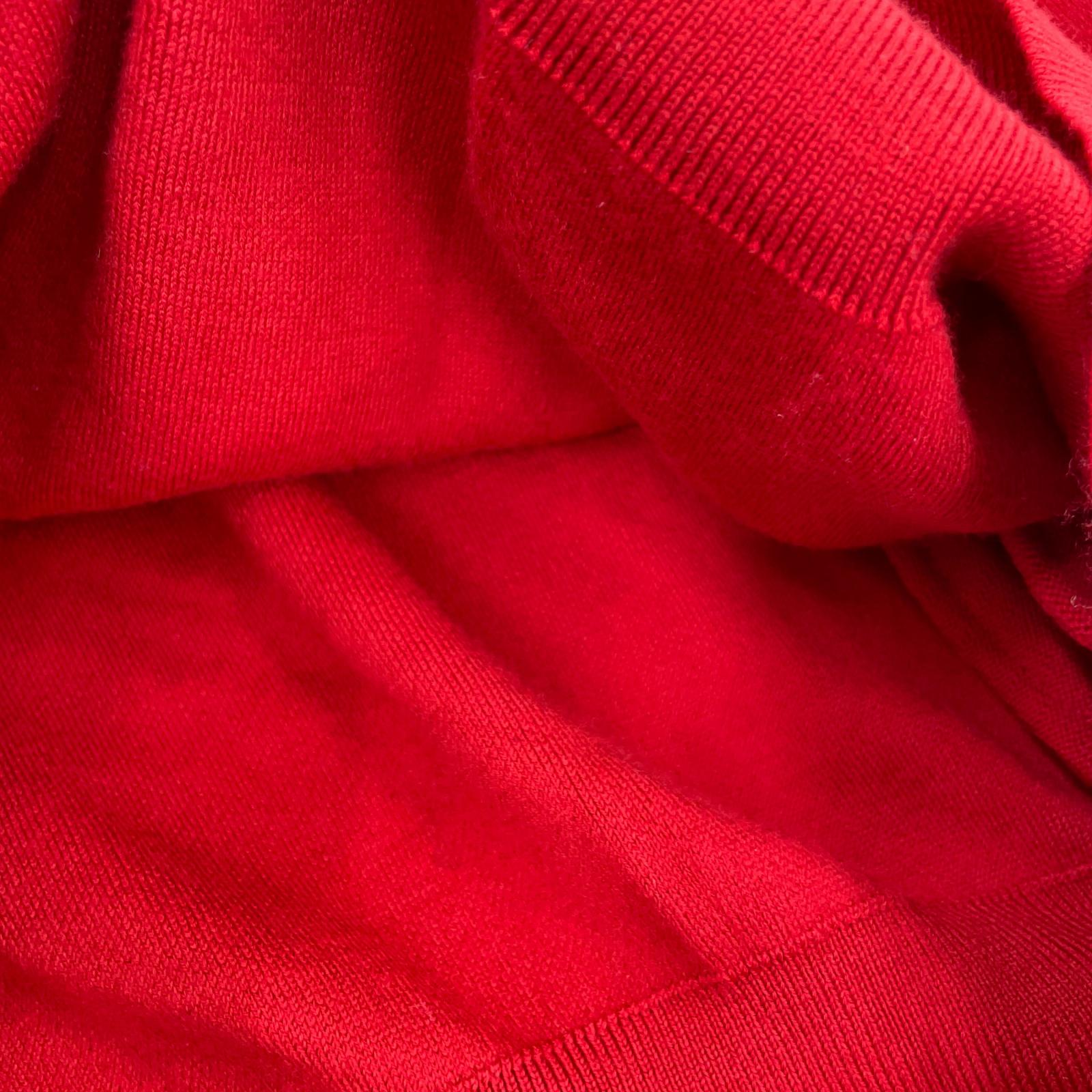 ニット Olde H & Daughter WOOL KNIT TRACK 10 赤 レッド
