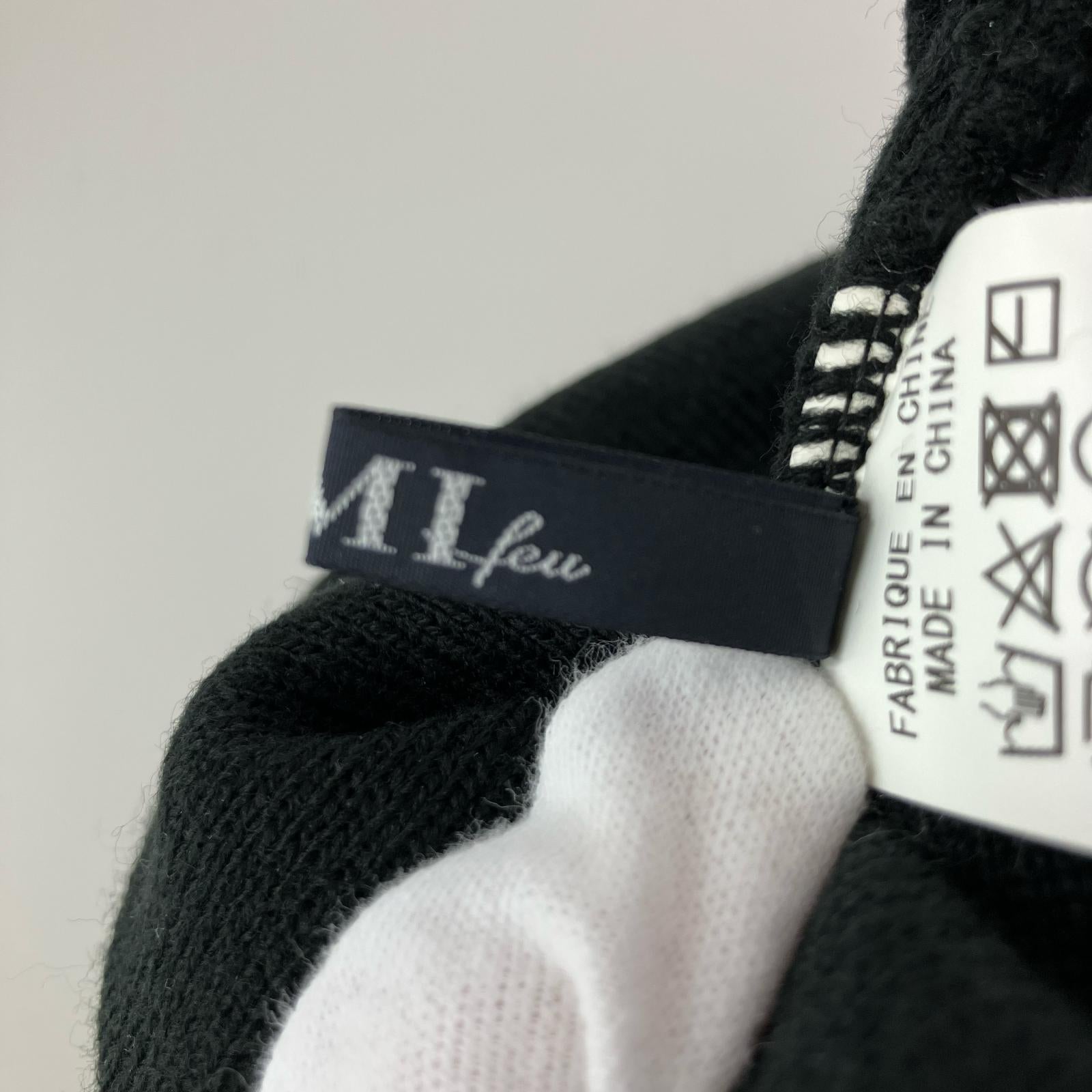 ニットキャップ LIMI feu ニットキャップ ブラック