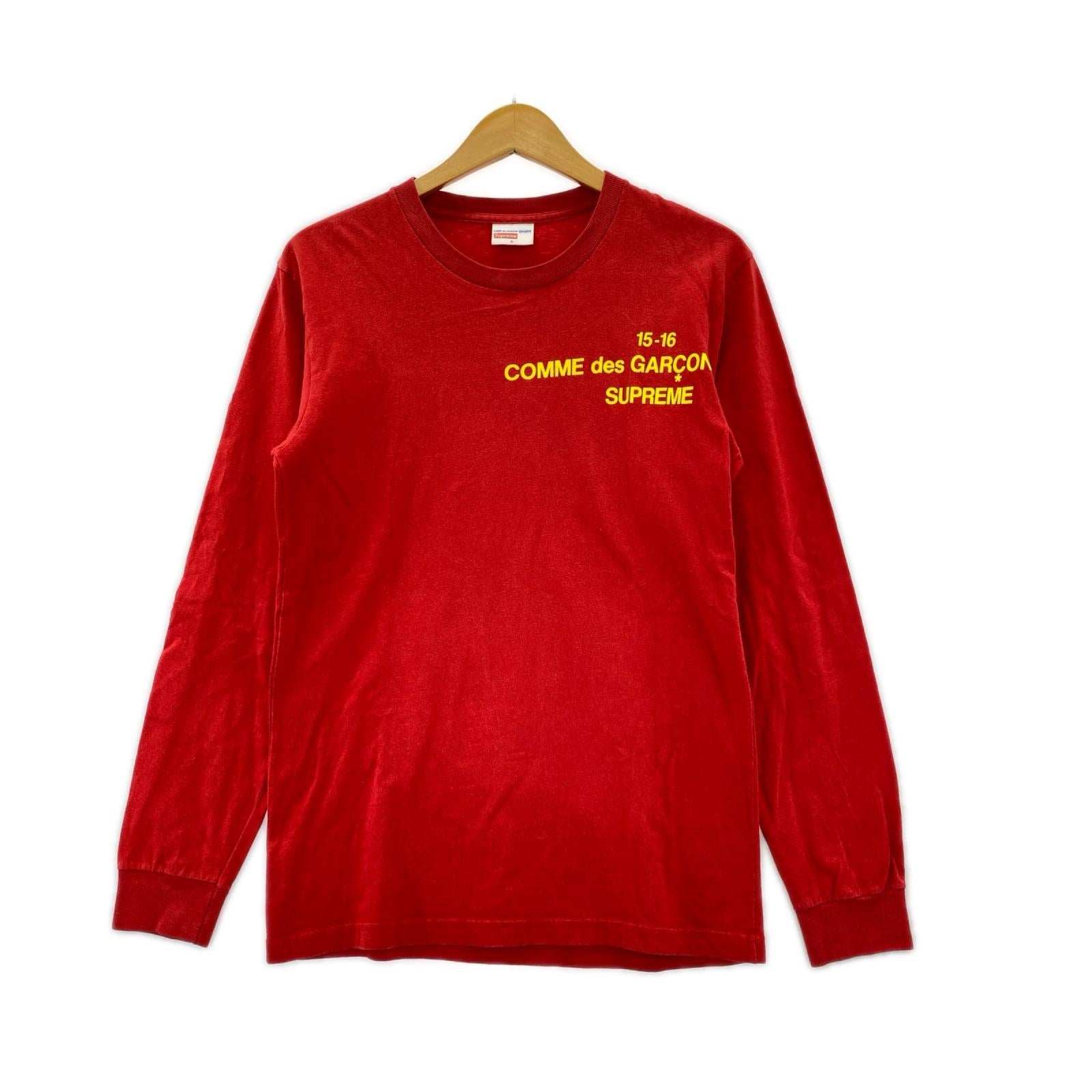 長袖Ｔシャツ COMME des GARCONS SHIRT 15AW L/S Tee（S） S レッド