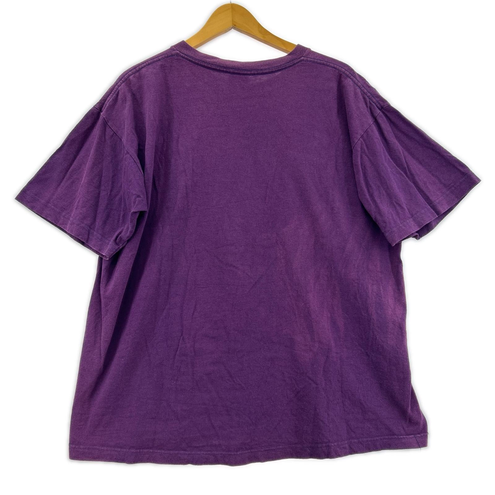 半袖Ｔシャツ 00S メキシコ製 スカル クラウン 紫 (L) L パープル