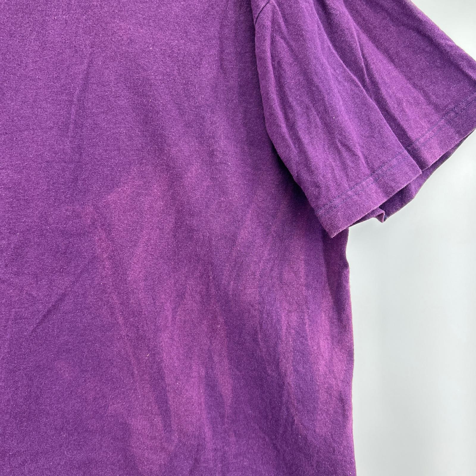 半袖Ｔシャツ 00S メキシコ製 スカル クラウン 紫 (L) L パープル