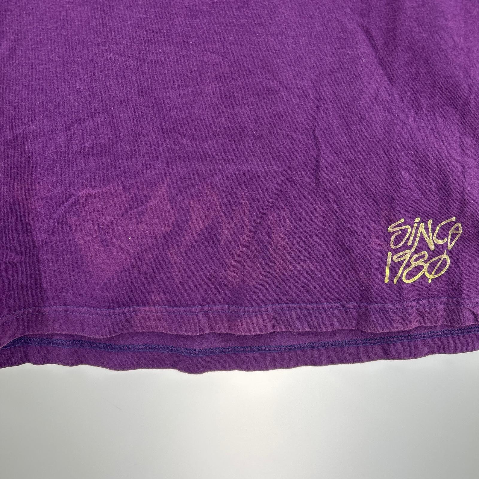 半袖Ｔシャツ 00S メキシコ製 スカル クラウン 紫 (L) L パープル