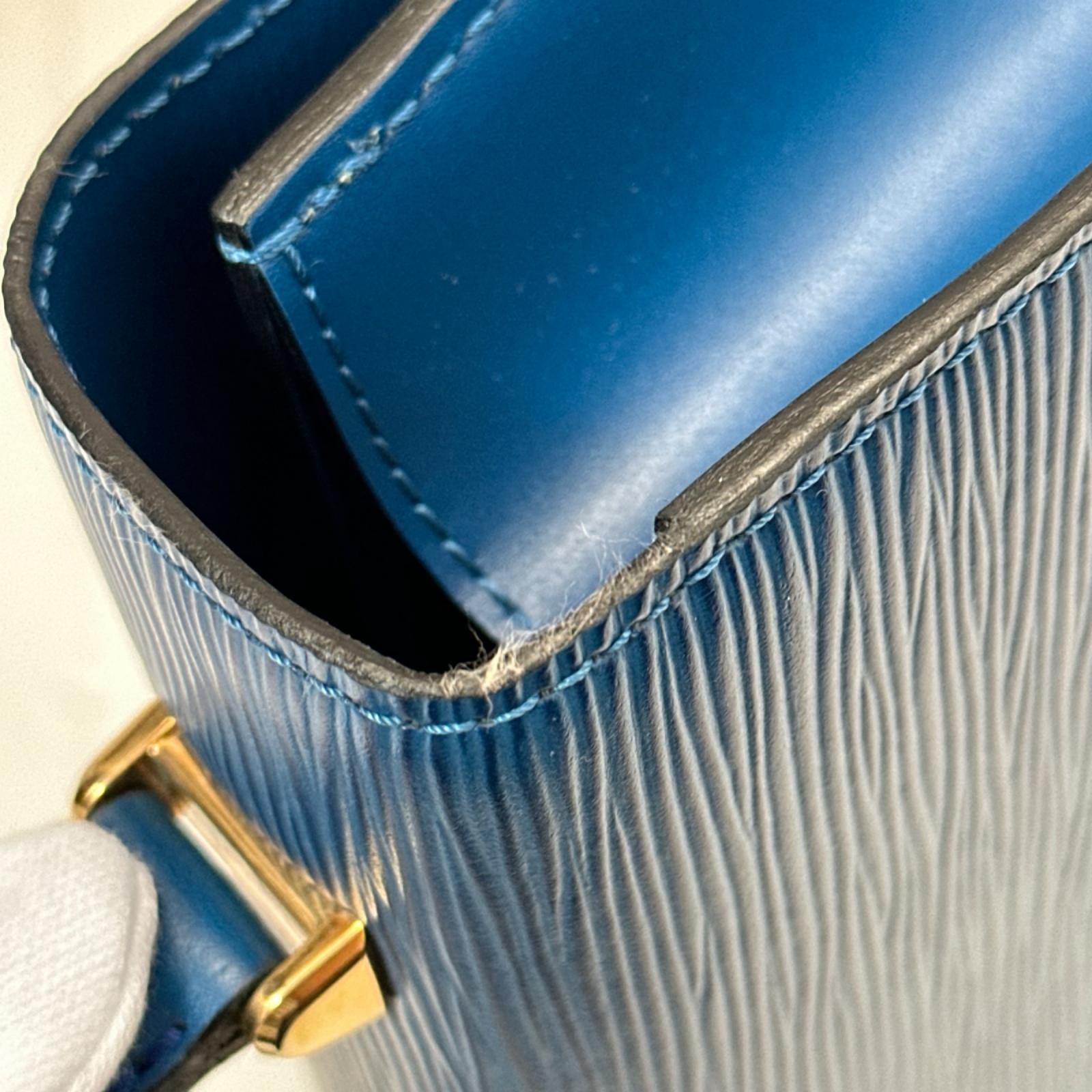 LOUIS VUITTON エピ マルゼルブ 青 M52375