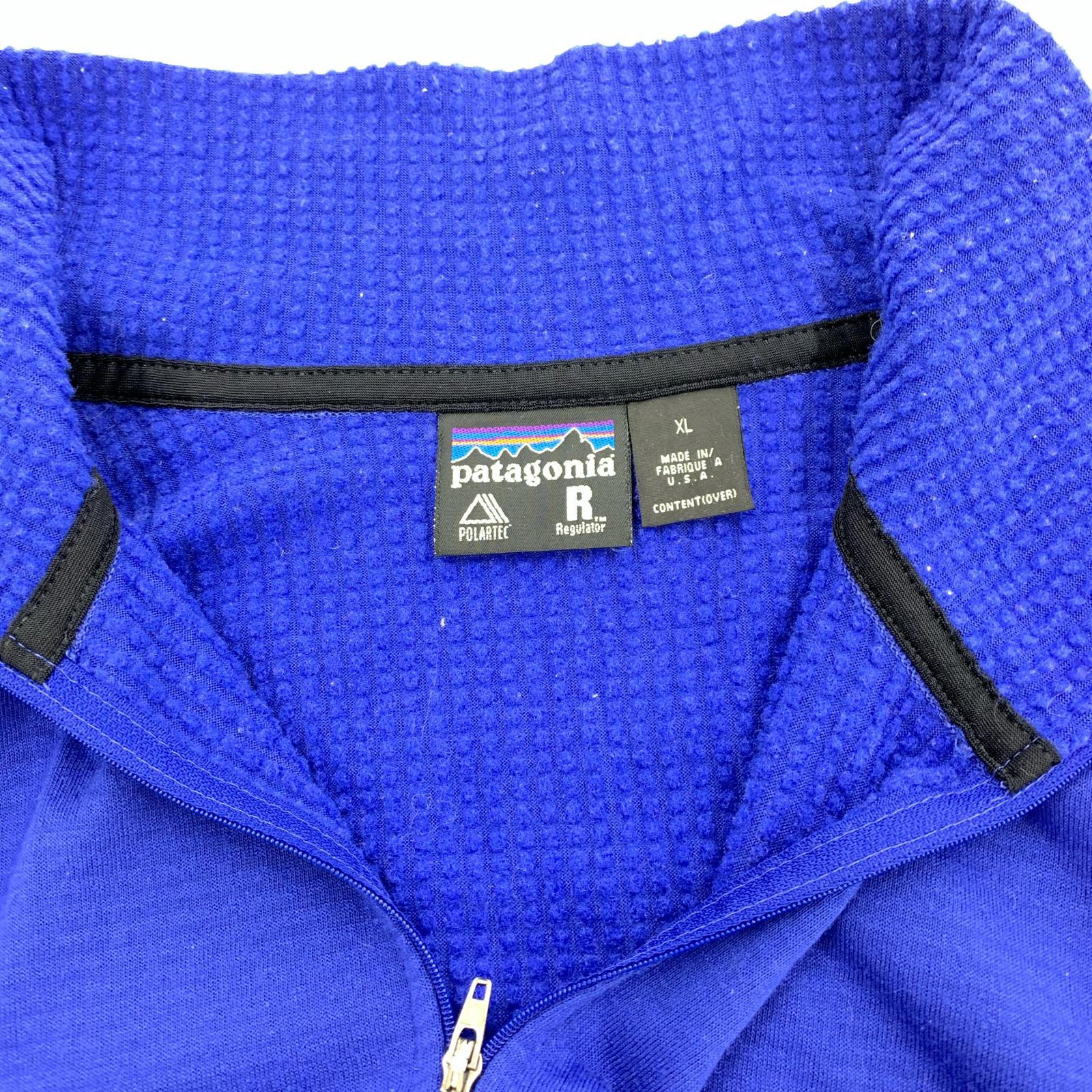 長袖Ｔシャツ 00年代 USA製 レギュレーター R1 フリース ブルー