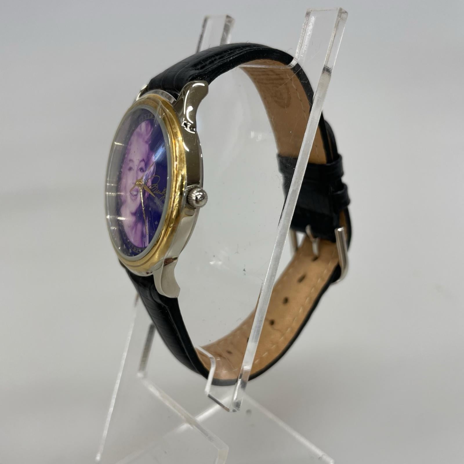 腕時計 FOSSIL マリリンモンロー ゴールド