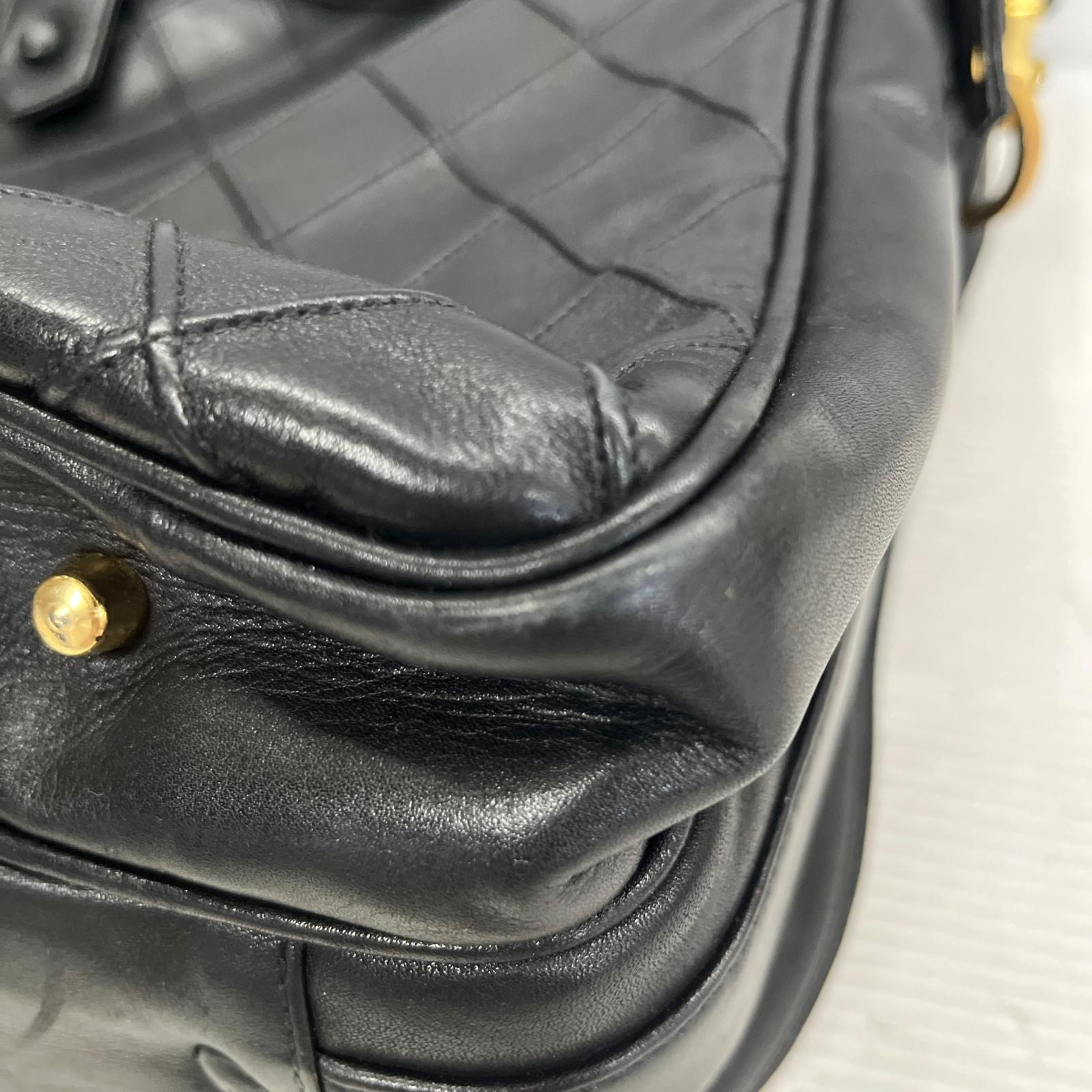 CHANEL ラムスキン ビコローレ ビジネスバッグ
