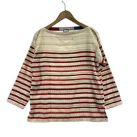 長袖Ｔシャツ ﾒｼﾞｬｰ柄 LSｶｯﾄｿｰ 赤系（38） 38