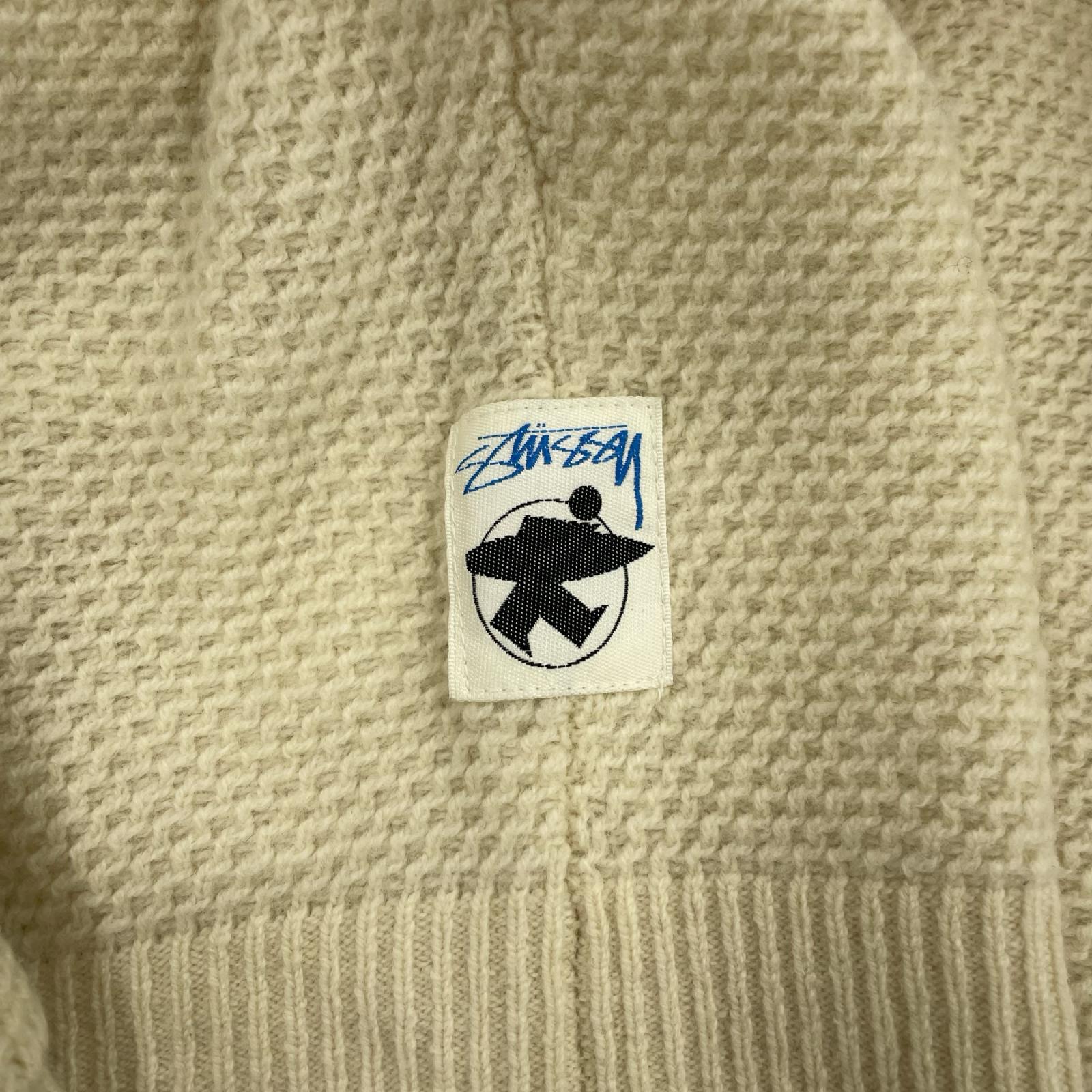 パーカー Textured Zip Hooded Sweater Bone (L) L ホワイト