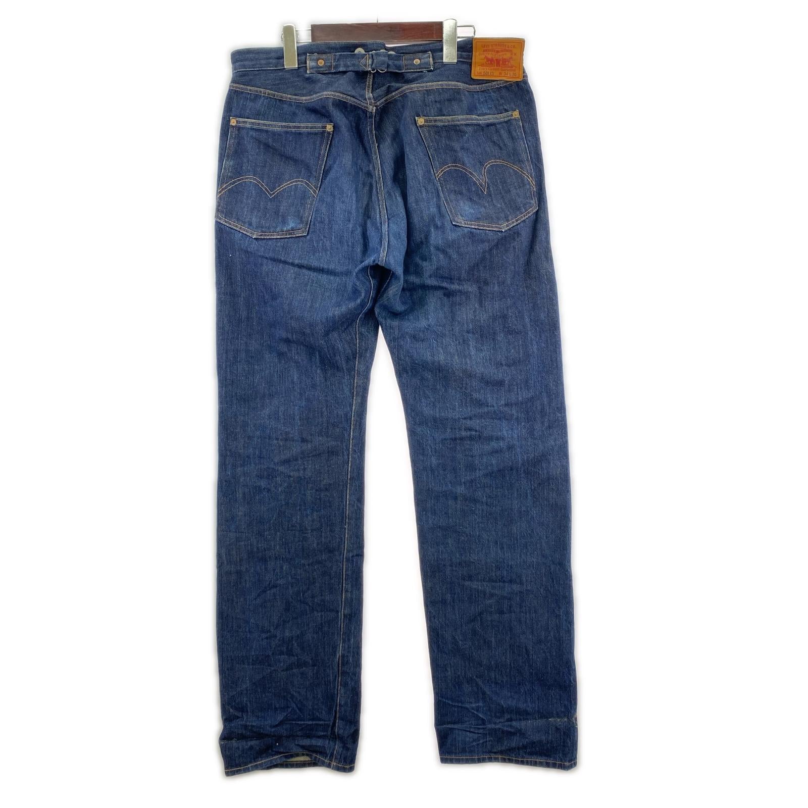 デニムパンツ Lot501XX USA製 シンチバック (W34) 34 ネイビー