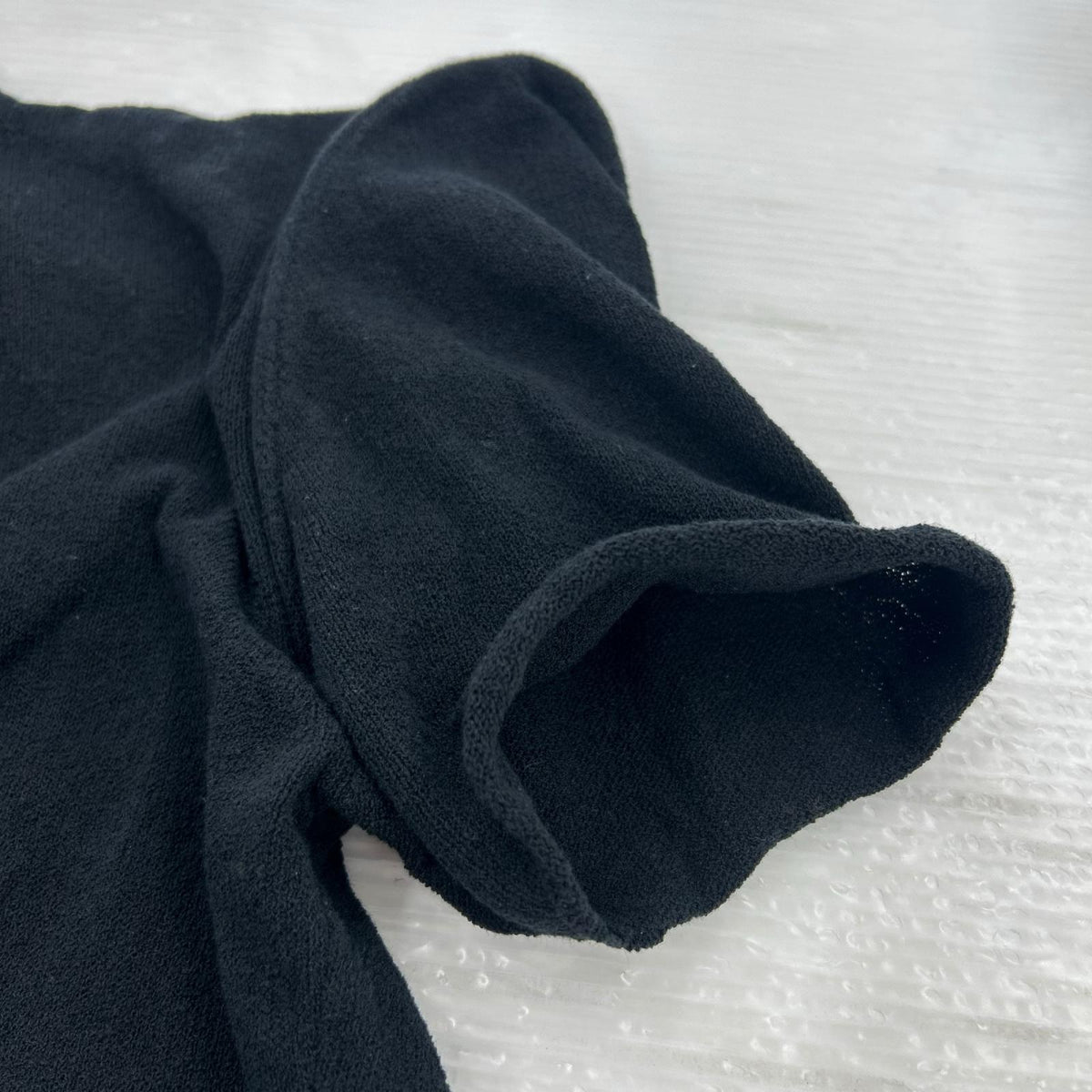 半袖Ｔシャツ FC-K22-073 ﾜｲﾔｰｼｮﾙﾀﾞｰ ｺｯﾄﾝﾎﾟﾘ 黒 ブラック