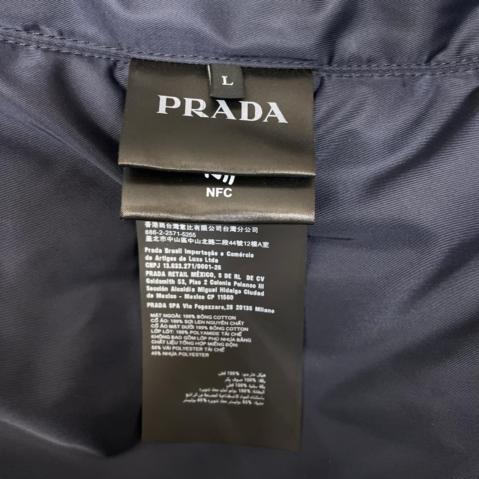 PRADA 24AW オーバーサイズ　カバーオールジャケット L SGC675 SOOO 14W7