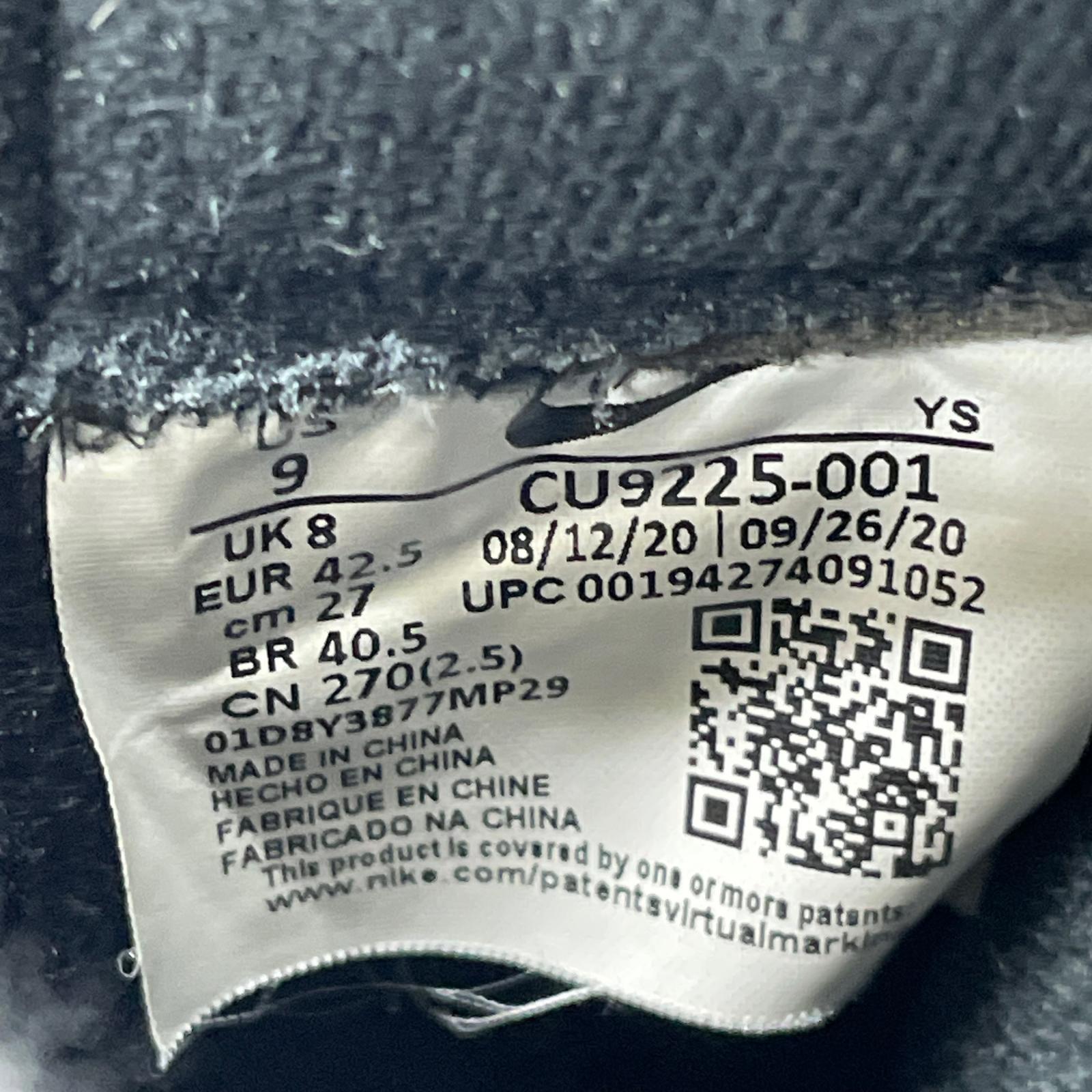 スニーカー Supreme Air Force 1 Low BLK 27.0cm 27cm (US9 UK8 1/2 EU44)