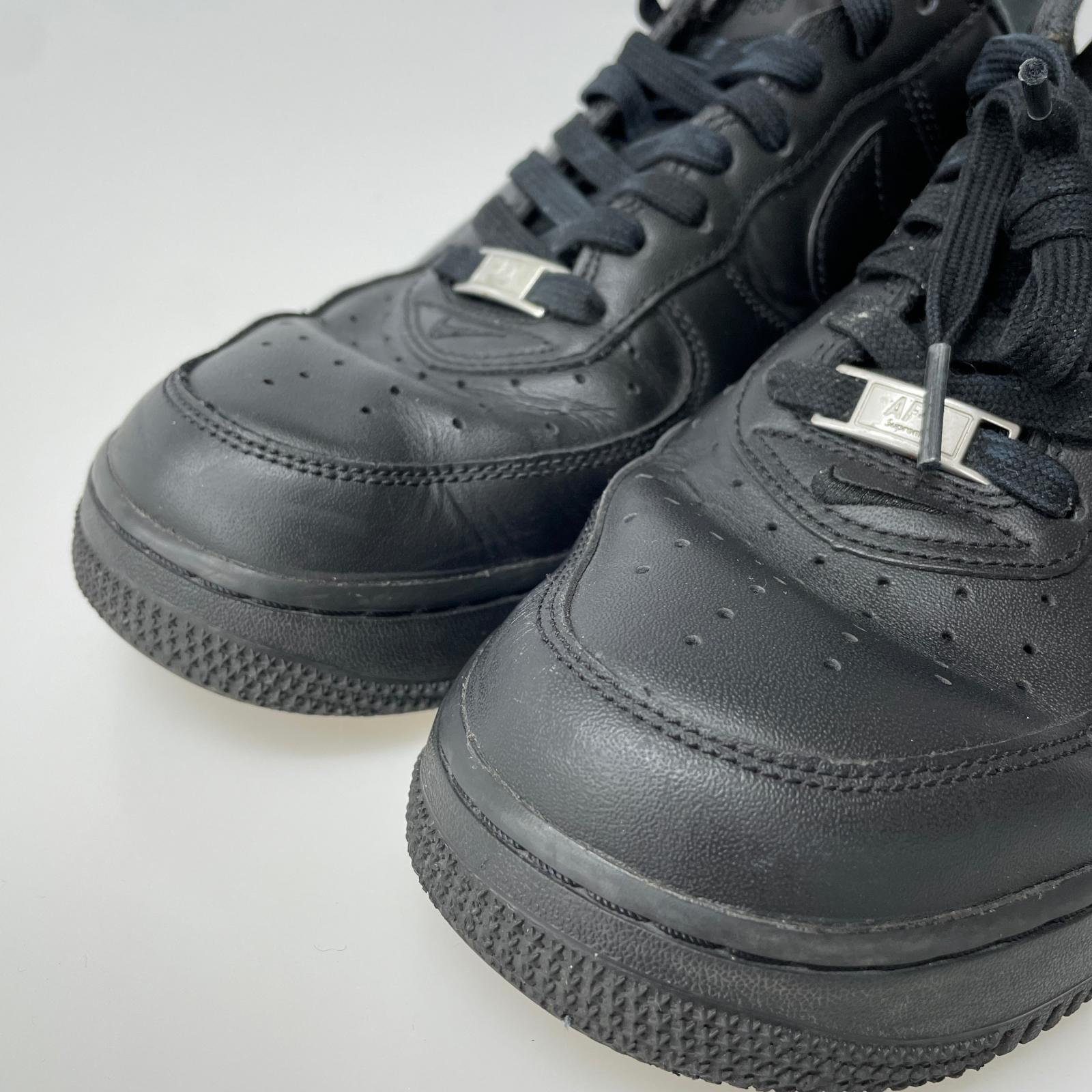 スニーカー Supreme Air Force 1 Low BLK 27.0cm 27cm (US9 UK8 1/2 EU44)