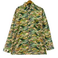 長袖シャツ 70s JCPenney 家柄 緑 (M) M