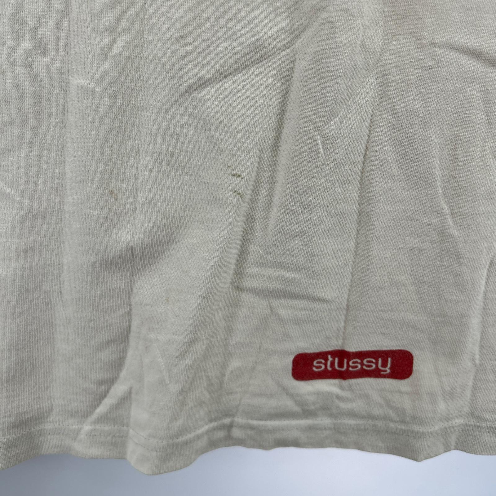 半袖Ｔシャツ 紺タグ/USA製/ナンバリングプリント/リンガーTシャツ LL ベージュ