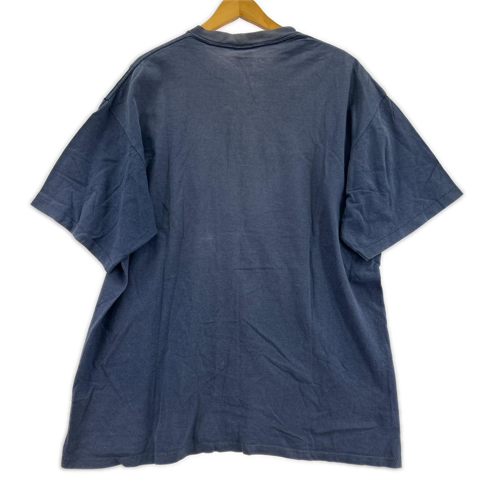 半袖Ｔシャツ 紺タグ/メキシコ製/ロゴプリントTシャツ LL ネイビー