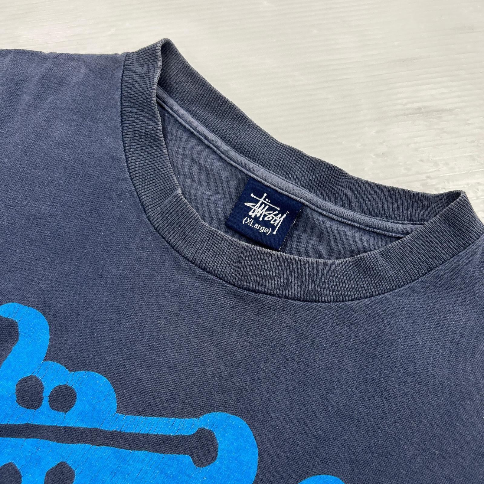 半袖Ｔシャツ 紺タグ/メキシコ製/ロゴプリントTシャツ LL ネイビー