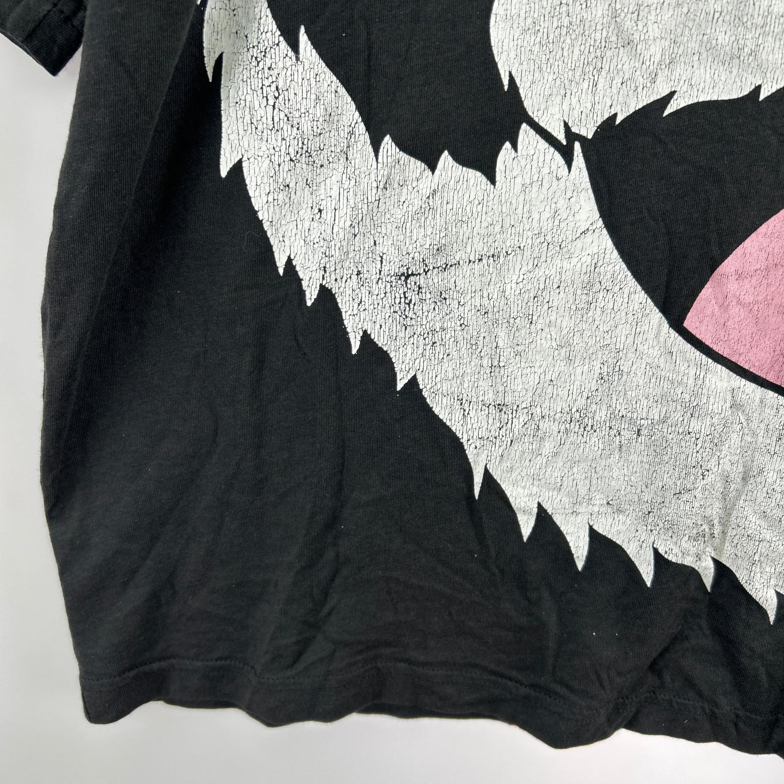 半袖Ｔシャツ パンダプリントTシャツ ブラック
