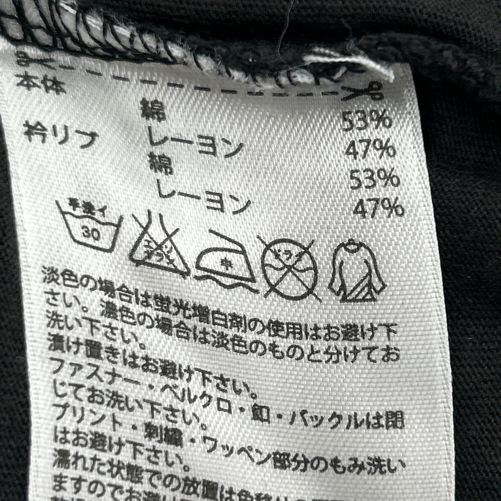半袖Ｔシャツ パンダプリントTシャツ ブラック