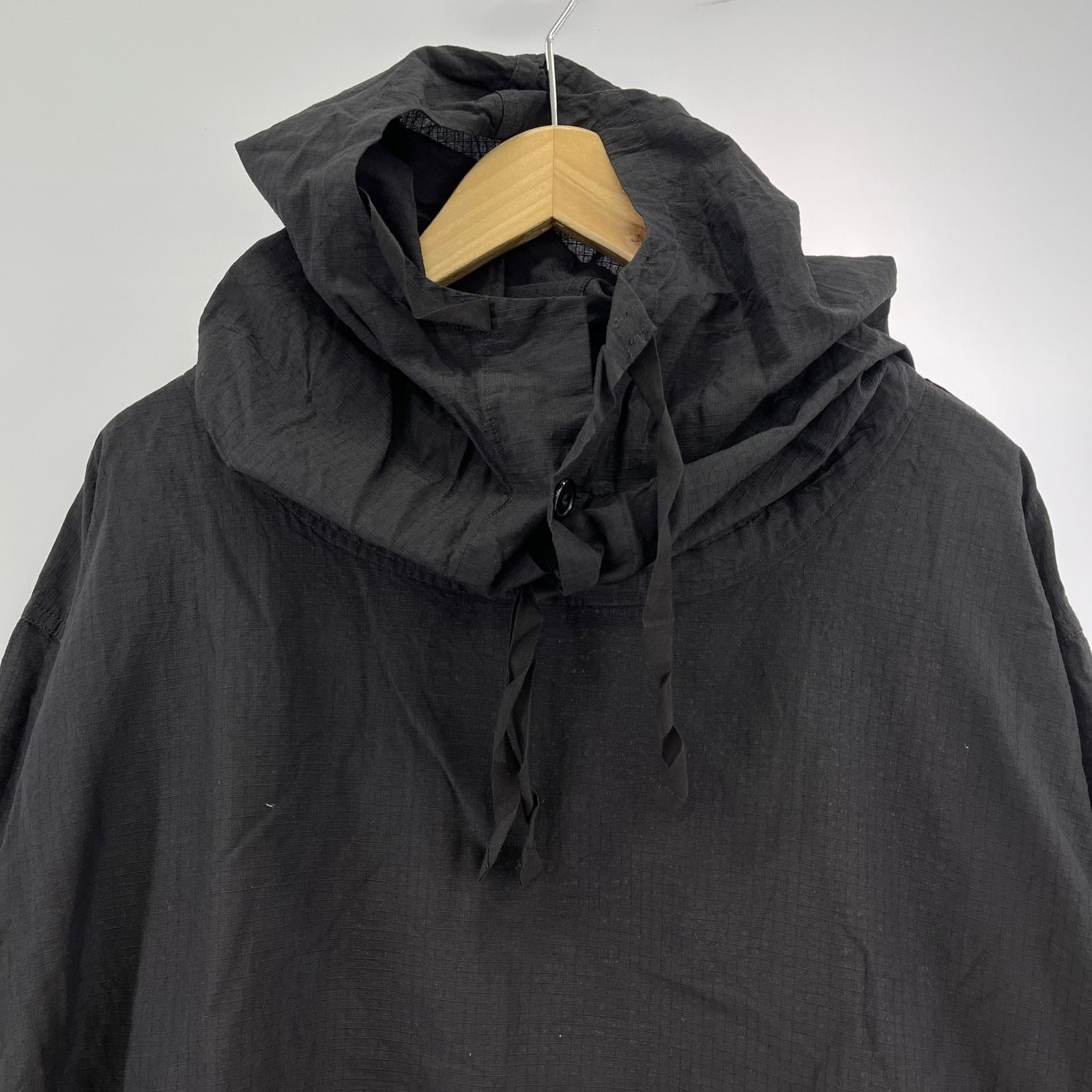 ジャケット COMOLI 26SS リップストップスモックパーカー 1 ブラック 1 ブラック