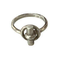 リング・指輪 Garden of Eden Circle T Ring トグルデザイン シルバー リング 19号