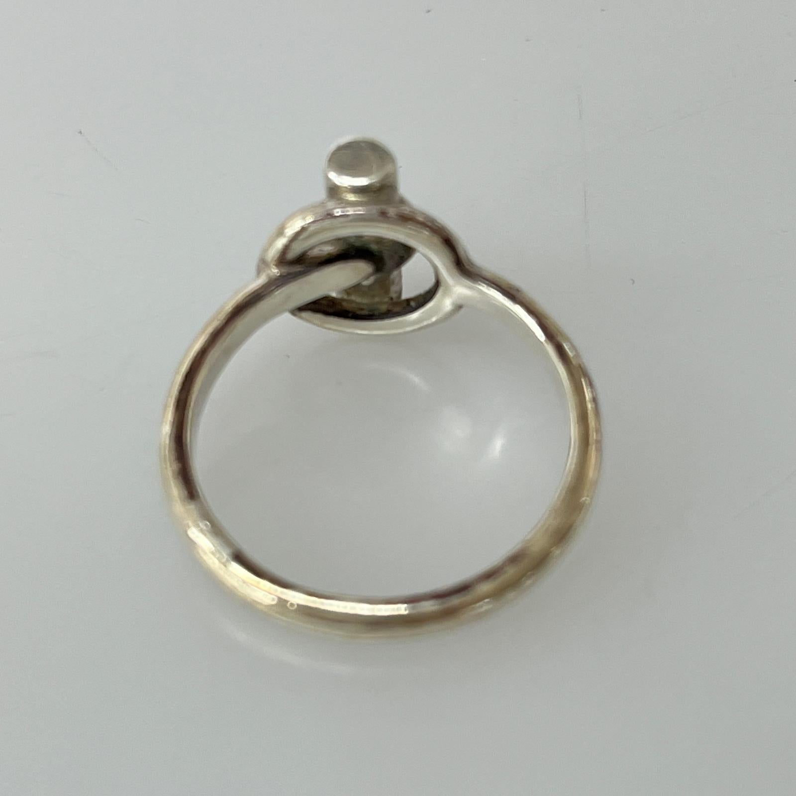 リング・指輪 Garden of Eden Circle T Ring トグルデザイン シルバー リング 19号