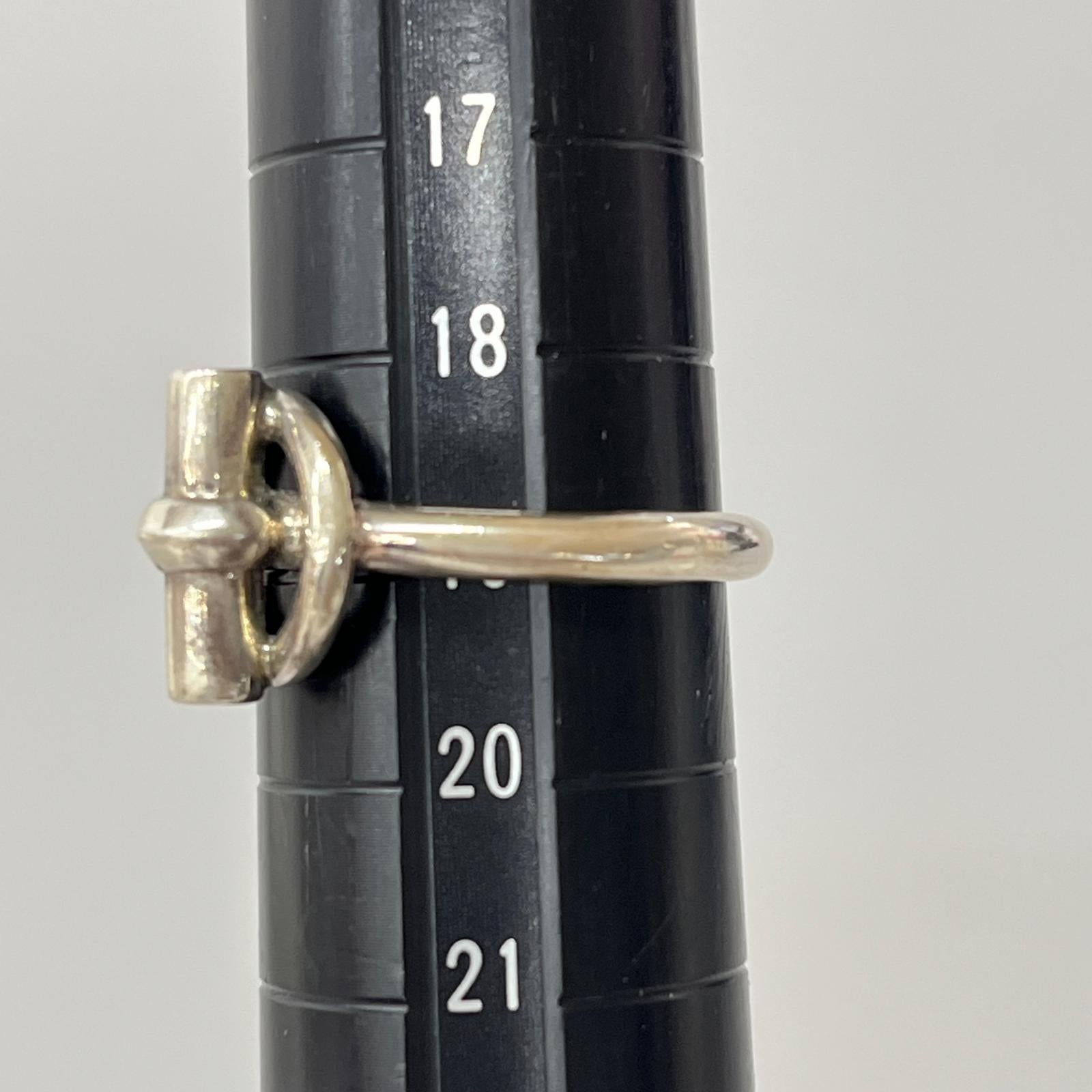 リング・指輪 Garden of Eden Circle T Ring トグルデザイン シルバー リング 19号