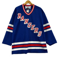 長袖Ｔシャツ CCM New York Rangers Garaves M M ブルー