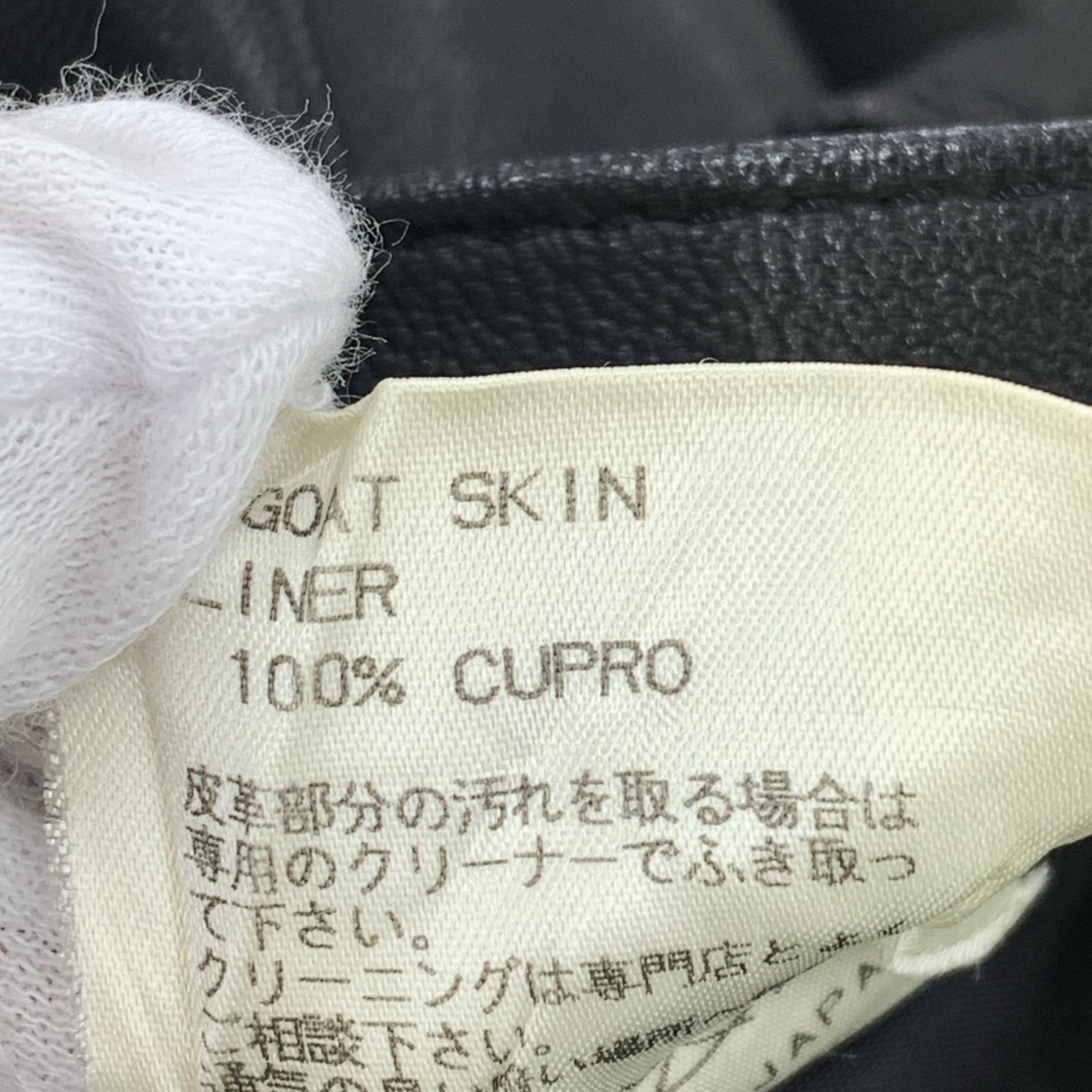 パンツ 101XXG ゴートスキン レザーパンツ W30 ブラック