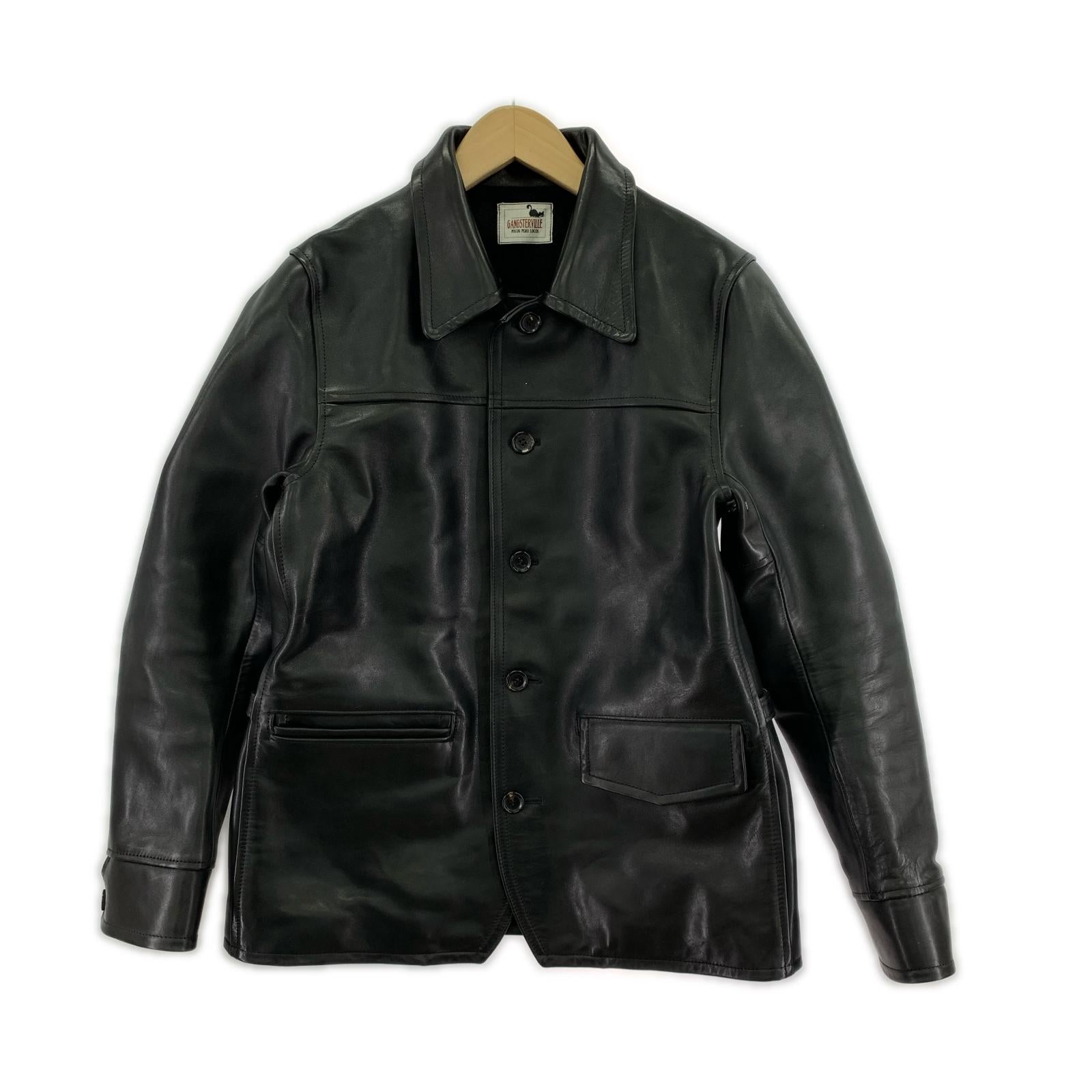 レザージャケット 30's CAR COAT－HORSE HIDE M ブラック