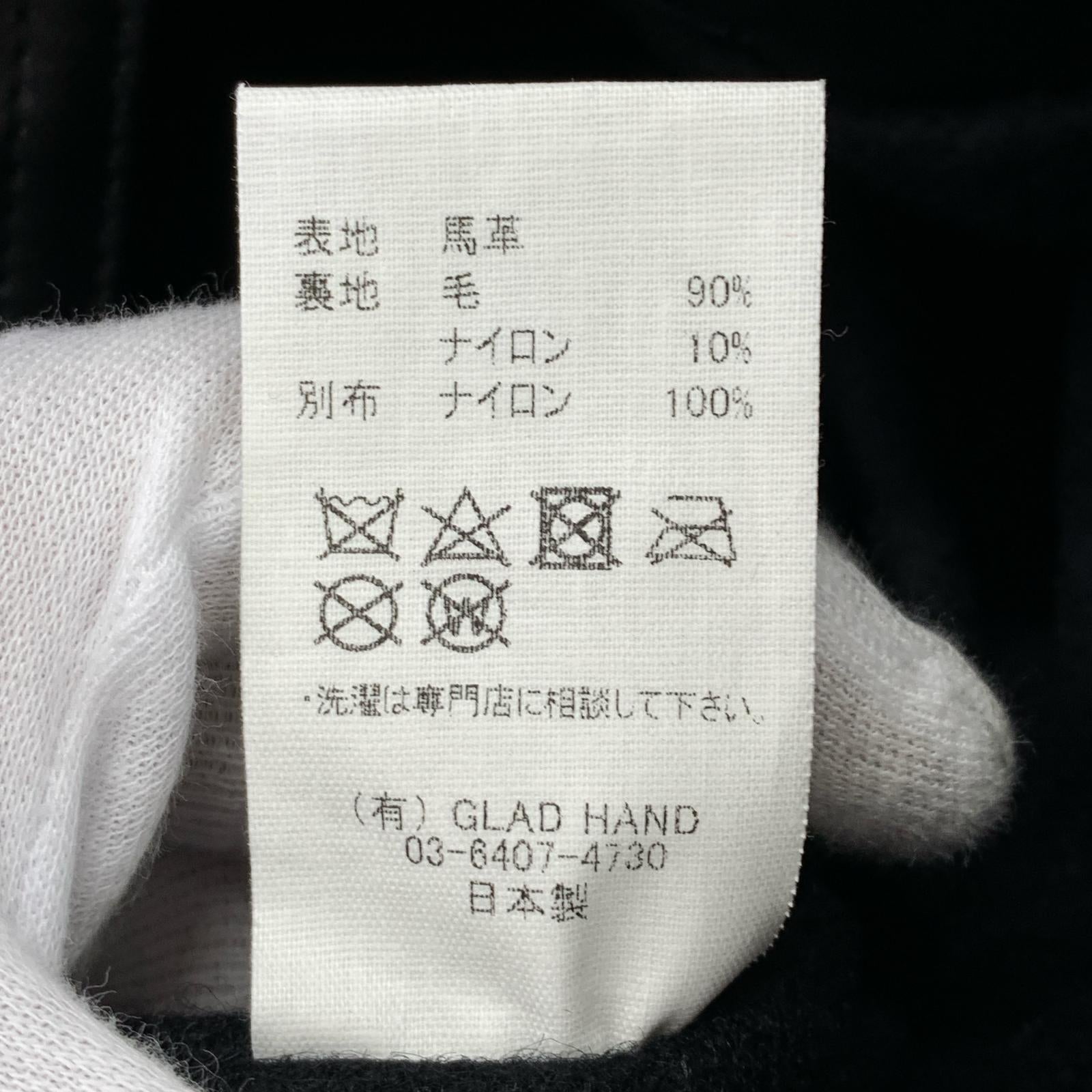 レザージャケット 30's CAR COAT－HORSE HIDE M ブラック