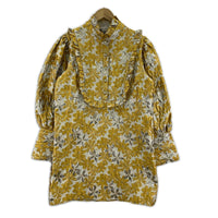 ワンピース Golden Fable Jacquard Mini Dress/イエロー S ブラウン