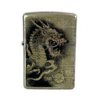 ライター ZIPPO　墨絵　龍 シルバー