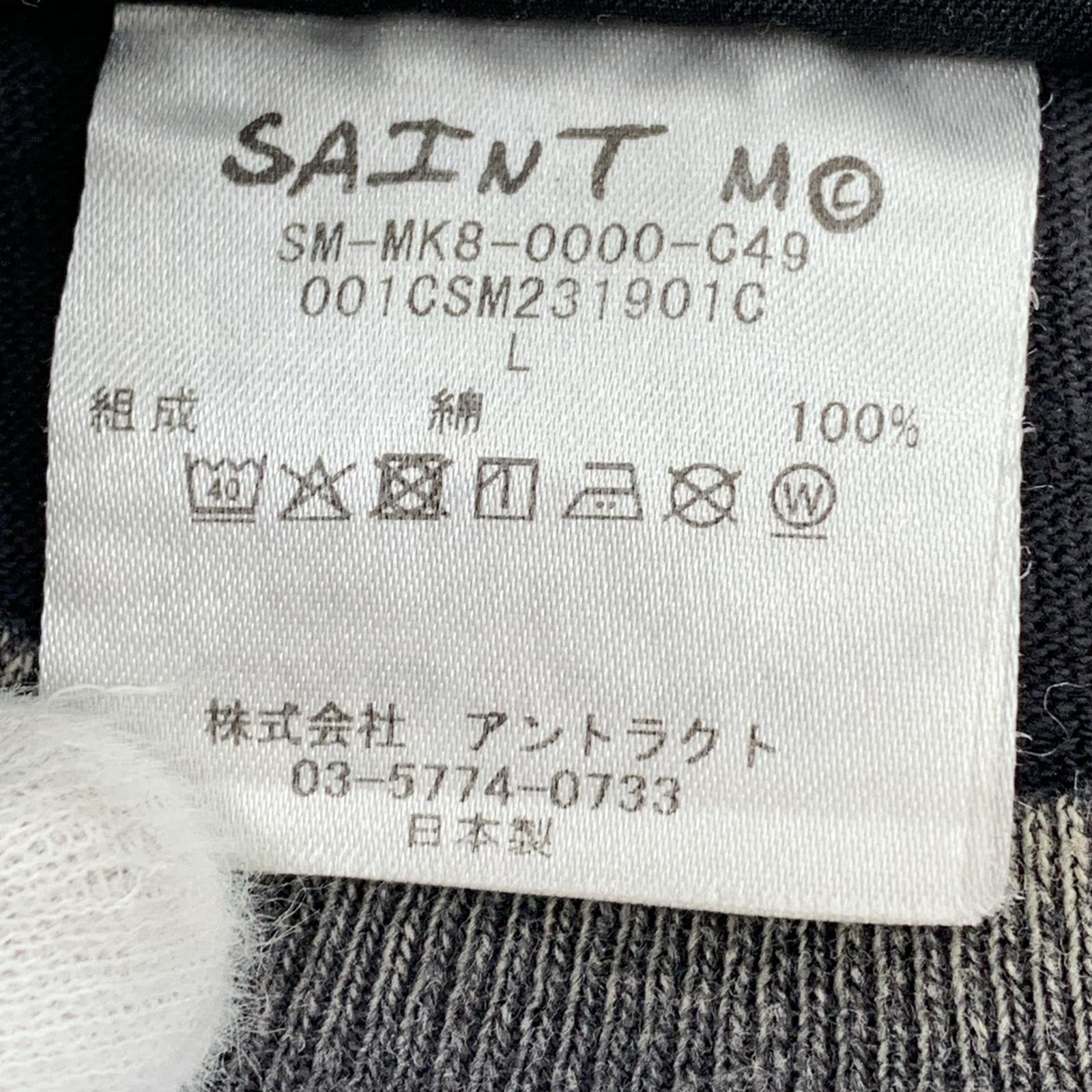 半袖Ｔシャツ SAINT MICHAEL×A BATHING APE 26SS BAPE_SS T-SHIRT／ALWAYS LOVE L ブラック L ブラック