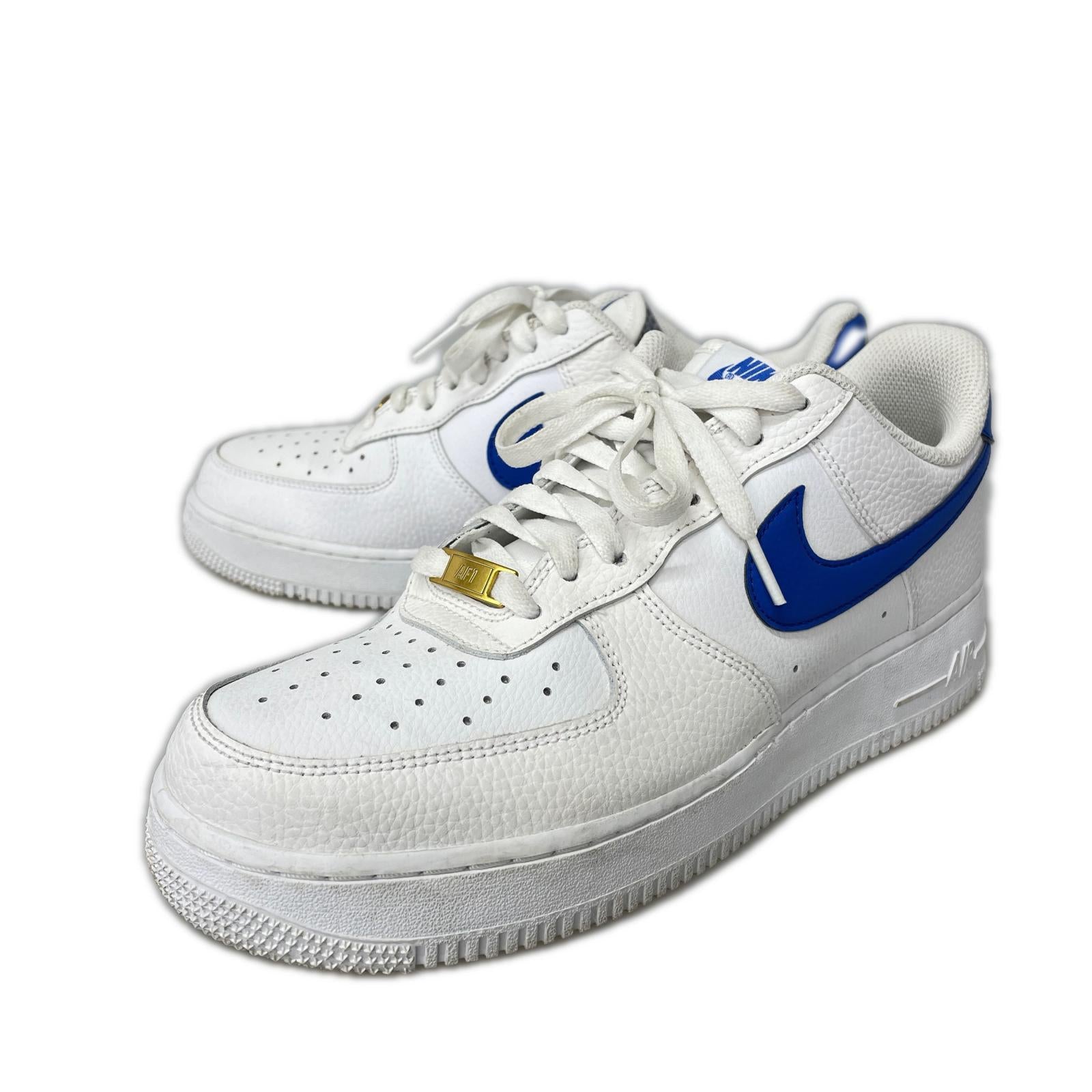スニーカー AIR FORCE 1 PREMIUM BLUE VOID 27.0 27cm (US9 UK8 1/2 EU44) ホワイト