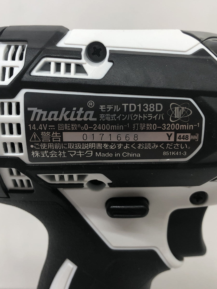 マキタ インパクトドライバ TD138D インパクトドライバ