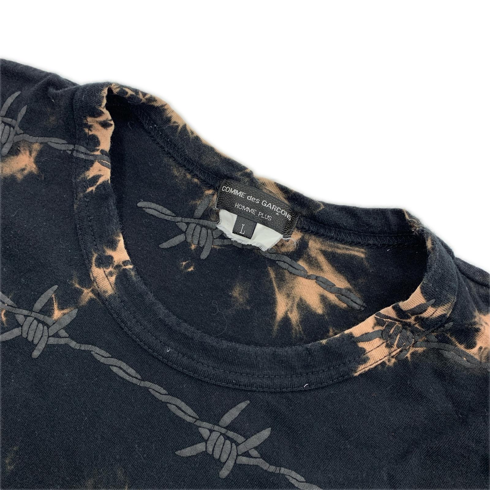 半袖Ｔシャツ 06AW 有刺鉄線 タイダイS/Sカットソー ブラック/PR-T020 L ブラック