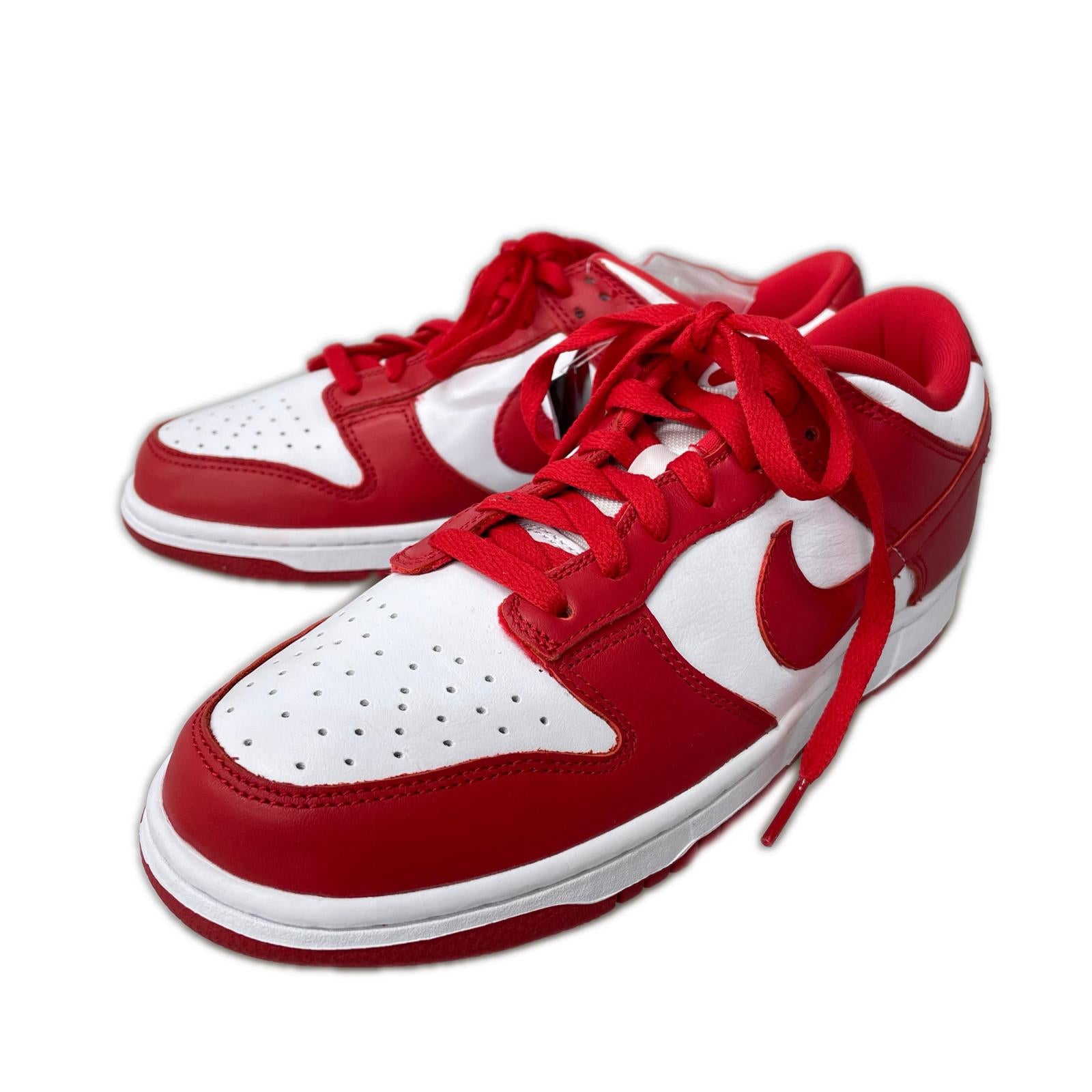 スニーカー Dunk Low SP White and Red 26.5cm 26.5cm (US8 1/2 UK8 EU43)