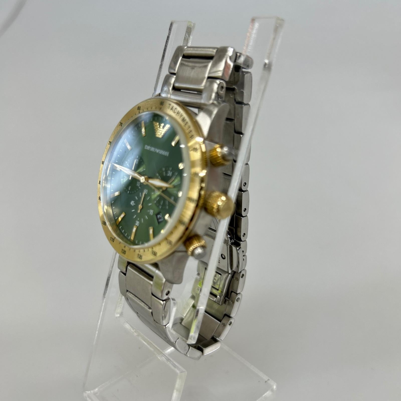 腕時計 AR-11454 クロノグラフ グリーン