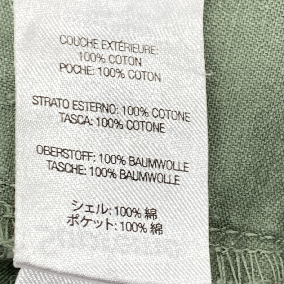 ショートパンツ 23ss military cargo 34 カーキ