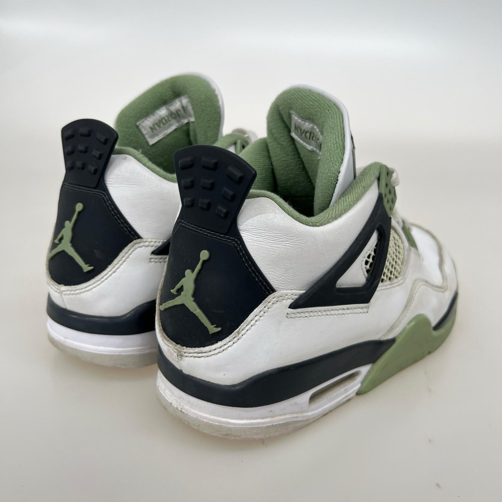 スニーカー WMNS Air Jordan 4 Oil Green AQ9129-103 28cm (US10 UK9 1/2 EU46) ホワイト
