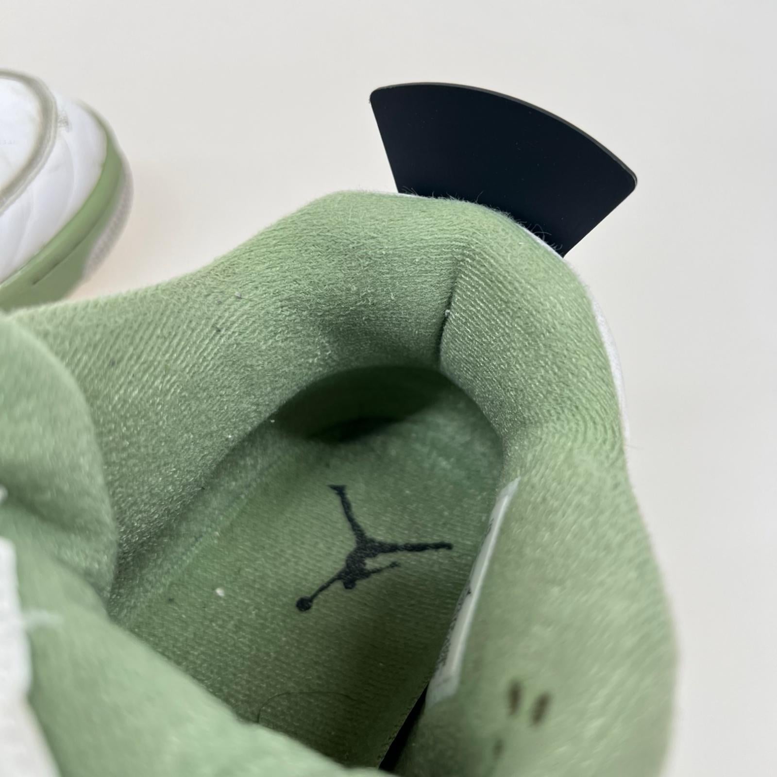 スニーカー WMNS Air Jordan 4 Oil Green AQ9129-103 28cm (US10 UK9 1/2 EU46) ホワイト