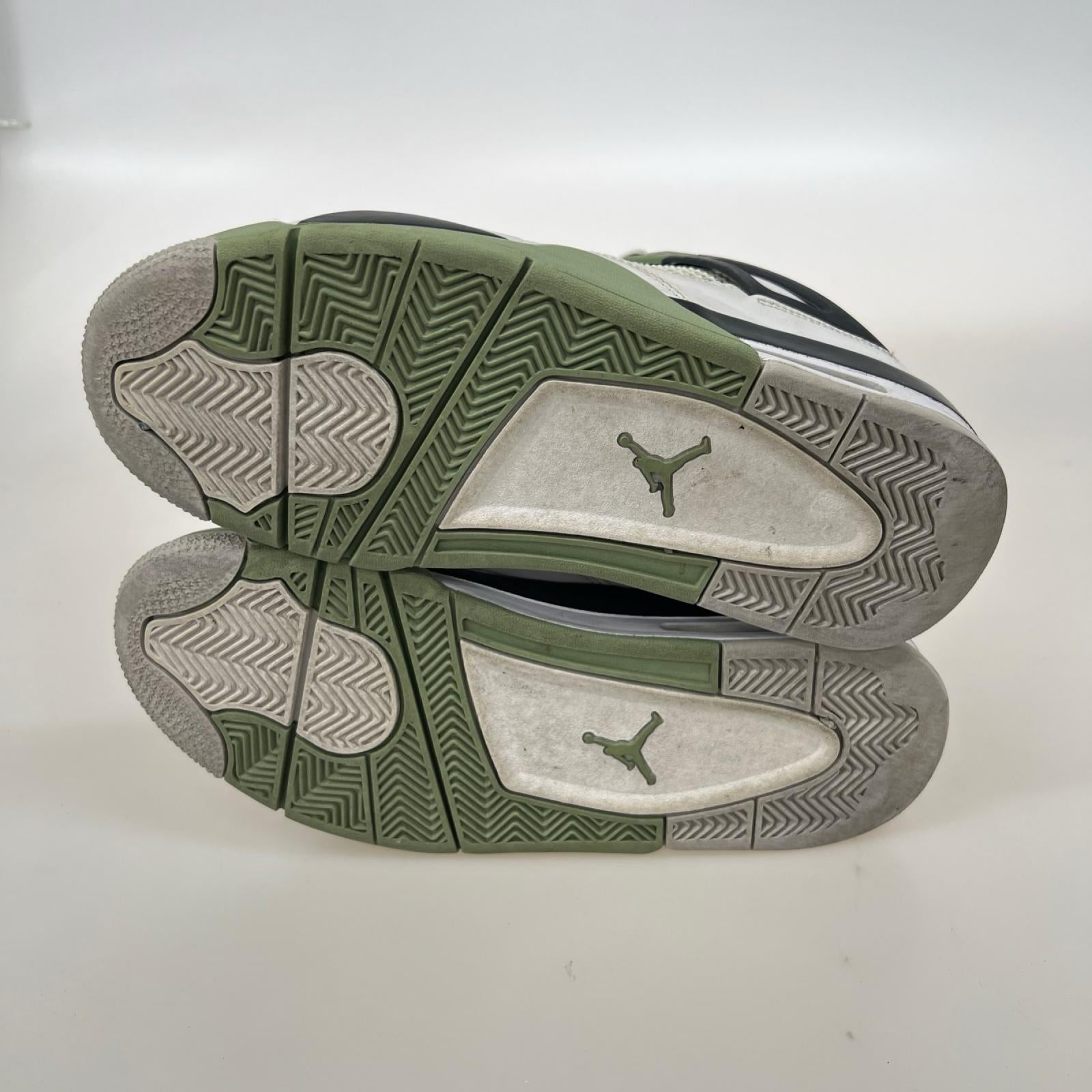 スニーカー WMNS Air Jordan 4 Oil Green AQ9129-103 28cm (US10 UK9 1/2 EU46) ホワイト