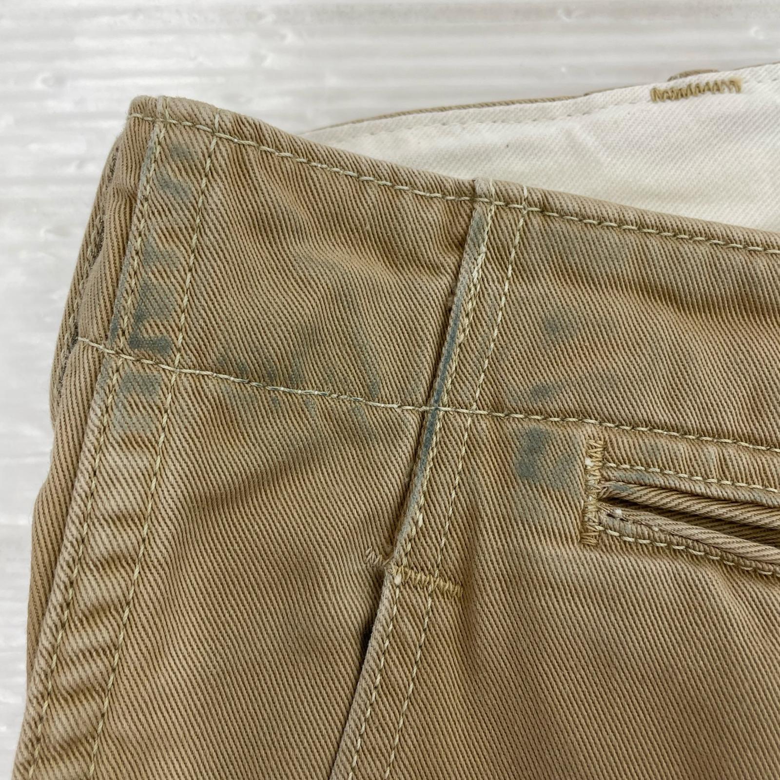 パンツ or slow VINTAGE FIT ARMY TROUSER PANTS (W32) 2 ベージュ