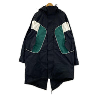ジャケット kappa WIND HOODED LONG JACKET K0852FJ50 黒 (L) L