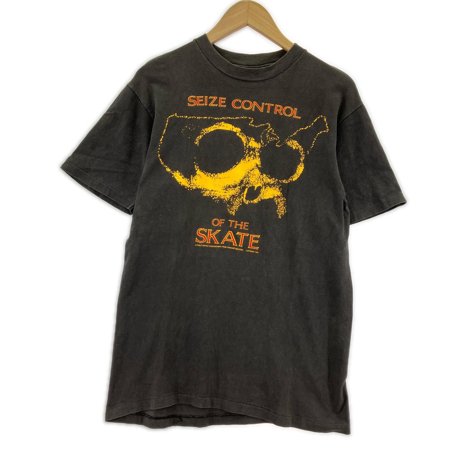 半袖Ｔシャツ 80s Seize Control （M) M ブラック