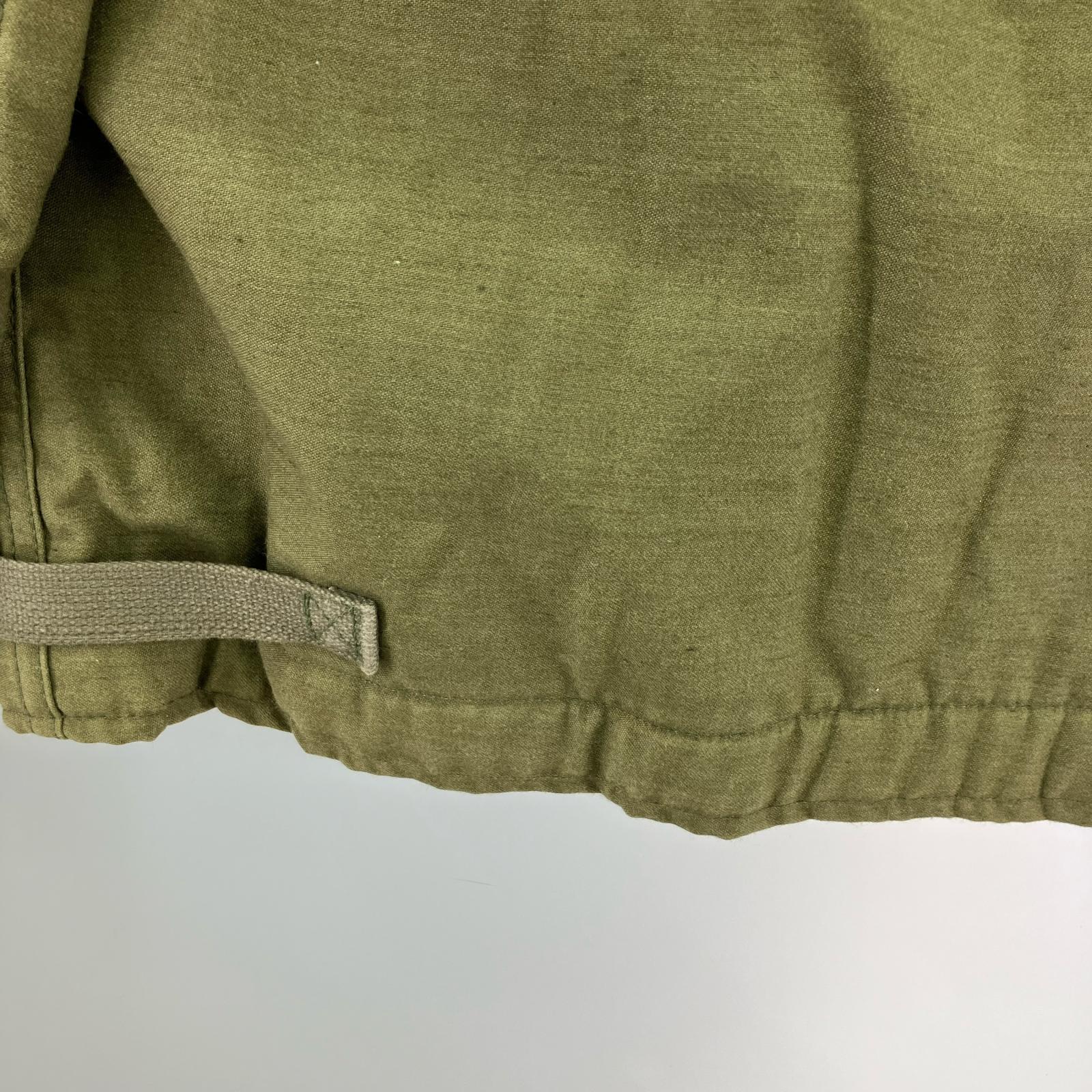 ミリタリージャケット 80s 米軍　US NAVY　A-2デッキ（M) M カーキ